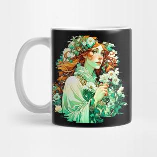 Art Nouveau Imbolc Celtic Spring Mug